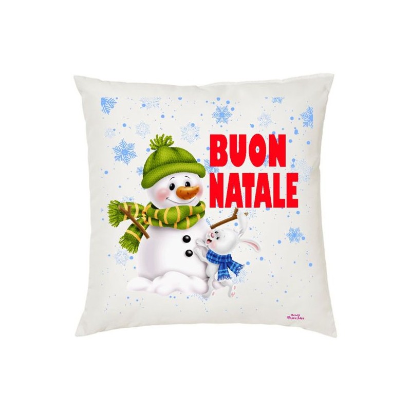 cuscino scritta buon natale idea regalo uomo donna cuscini natalizi