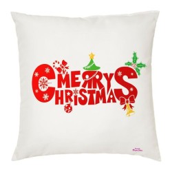 cuscino scritta merry christmas buon natale idea regalo cuscini natalizi