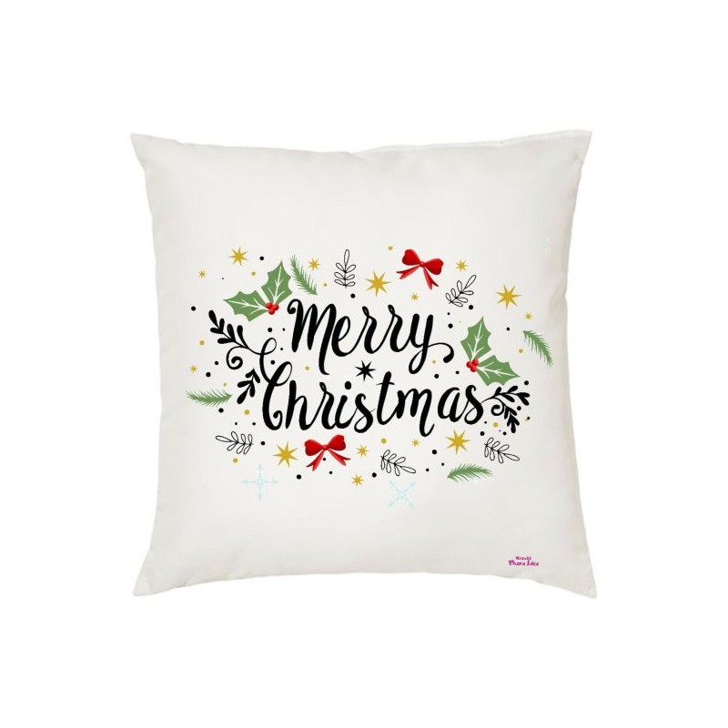 cuscino scritta merry christmas buon natale idea regalo cuscini natalizi