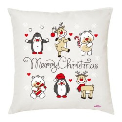 cuscino scritta merry christmas buon natale idea regalo cuscini natalizi