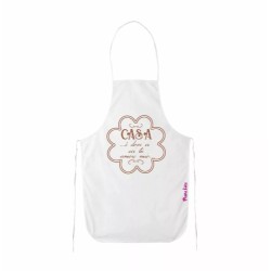 grembiule bianco cucina scritta casa e dove ci sei tu regalo festa innamorati