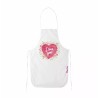 grembiule bianco cucina scritta i love you regalo festa innamorati amore cuore