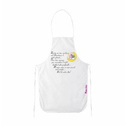 grembiule bianco cucina scritta poesia sei la mia vita idea regalo san valentino