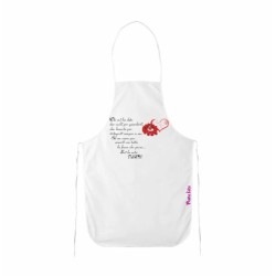 grembiule bianco cucina scritta poesia sei la mia vita idea regalo san valentino