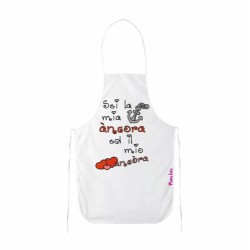 grembiule bianco cucina scritta sei la mia ancora idea regalo san valentino