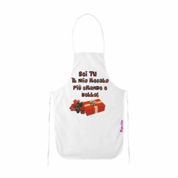 grembiule bianco cucina scritta sei tu il mio regalo san valentino amore