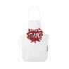 grembiule bianco cucina scritta ti amo amore idea regalo san valentino cuori
