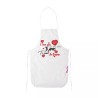 grembiule bianco cucina scritta ti amo i love you idea regalo san valentino