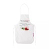grembiule bianco scritta donna amore rose festa della donna idea regalo