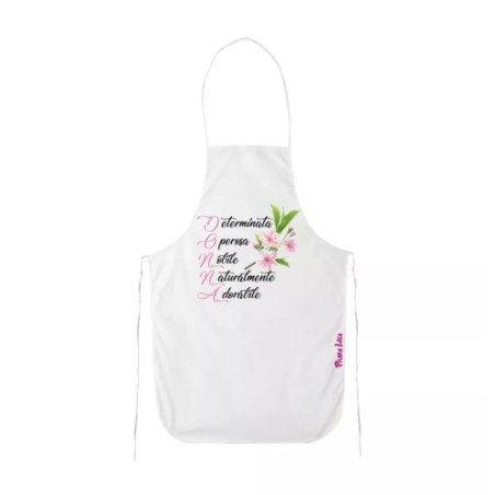 grembiule bianco scritta donna determinata festa della donna idea regalo