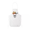 grembiule cucina bianco con disegno teschio scritta queen idea regalo