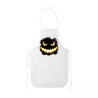 grembiule cucina bianco con disegno zucca nera idea regalo halloween scherzo