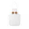 grembiule cucina bianco con disegno zucche idea regalo halloween scherzo