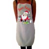grembiule cucina bianco uomo donna scritta simpatica BUON NATALE babbo natale