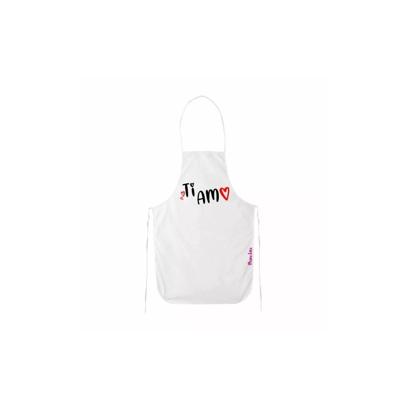 grembiule cucina donna scritta ti amo san valentino regalo amore cuore