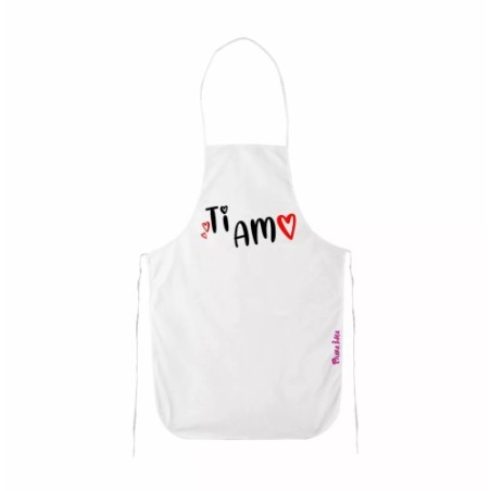 grembiule cucina donna scritta ti amo san valentino regalo amore cuore
