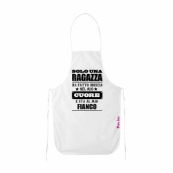 grembiule cucina scritta solo una ragazza ha fatto breccia san valentino regalo