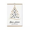locandina parete 30 x 20 cm scritta buon natale felice anno nuovo idea regalo