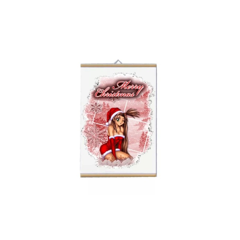 locandina parete 30 x 20 scritta merry christmas idea regalo natale uomo donna