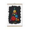 locandina parete 30x20 cm scritta buon natale felice anno nuovo idea regalo