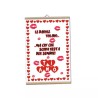 locandina parete 30x20 scritta le parole volano... amore ti amo san valentino