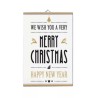 locandina parete 30x20 scritta merry christmas idea regalo natale uomo donna