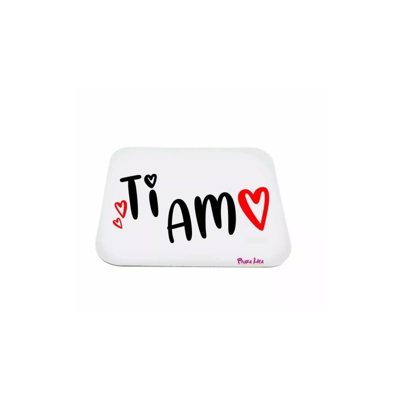 mouse pad pc rettangolare scritta ti amo san valentino regalo amore cuori