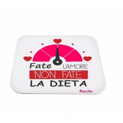 mouse pad pc scritta fate l'amore non fate la dieta san valentino regalo
