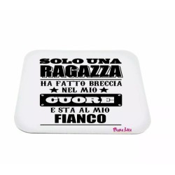 mouse pad pc scritta una ragazza ha fatto breccia cuore san valentino regalo
