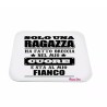 mouse pad pc scritta una ragazza ha fatto breccia cuore san valentino regalo