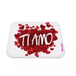 mouse pad rettangolare tappetino pc scritta ti amo san valentino idea regalo