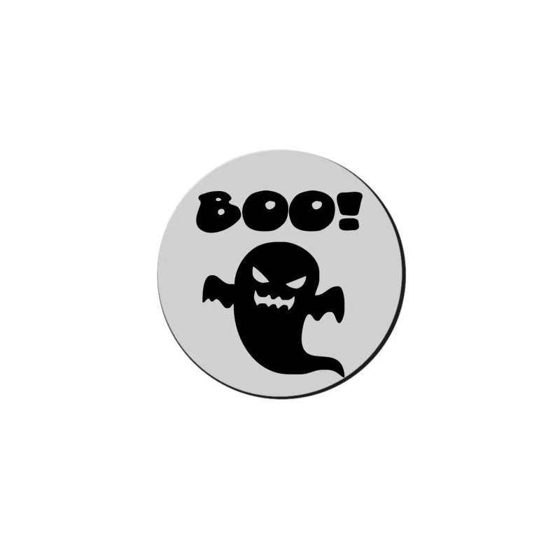 mouse pad tappetino pc con disegno fantasma boo idea regalo scherzo halloween