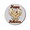 mouse pad tappetino pc con scritta happy halloween idea regalo scherzo halloween