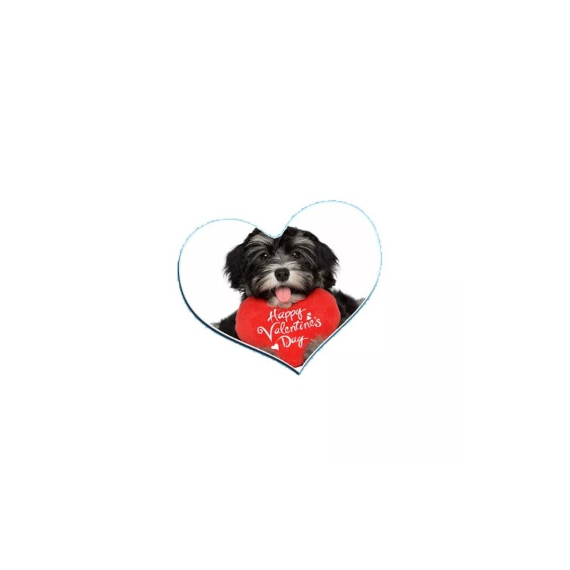 mouse pad tappetino pc forma di cuore scritta happy valentine's day idea regalo