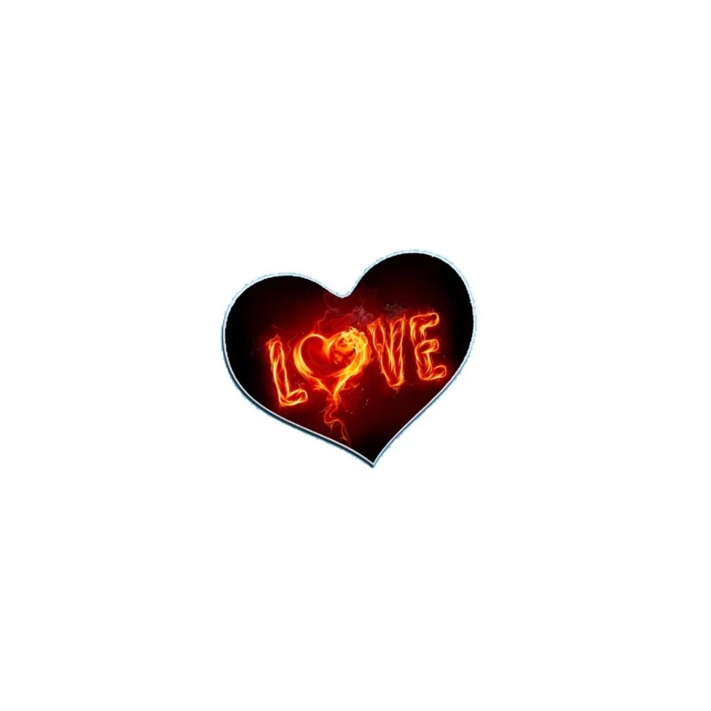 mouse pad tappetino pc forma di cuore scritta love amore regalo san valentino
