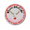 mouse pad tappetino pc rotondo scritta buon natale dolce nonna regalo nipoti