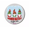 mouse pad tappetino pc rotondo scritta magico natale figlia mio regalo mamma