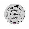 mouse pad tappetino pc rotondo scritta merry christmas cugino natale regalo