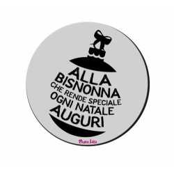 mouse pad tappetino pc scritta alla bisnonna che rende speciale natale regalo