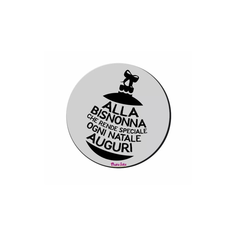mouse pad tappetino pc scritta alla bisnonna che rende speciale natale regalo