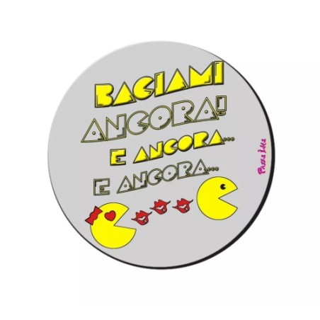 mouse pad tappetino pc scritta baciami ancora san valentino idea regalo amore