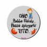 mouse pad tappetino pc scritta caro babbo natale posso spiegarti tutto regalo