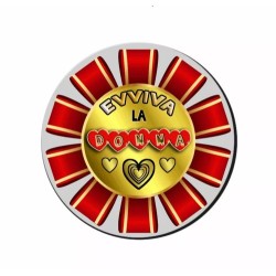 mouse pad tappetino pc scritta evviva la donna idea regalo festa della donna