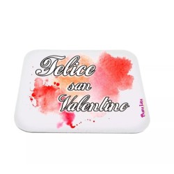 mouse pad tappetino pc scritta felice san valentino idea regalo amore