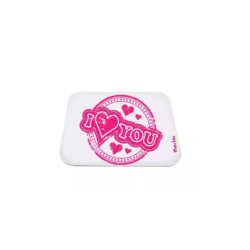 mouse pad tappetino pc scritta i love you san valentino idea regalo cuore ti amo