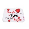 mouse pad tappetino pc scritta i love you ti amo idea regalo san valentino