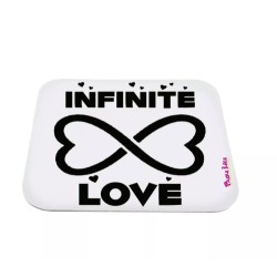 mouse pad tappetino pc scritta infinite love san valentino idea regalo infinito