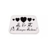 mouse pad tappetino pc scritta io e te per sempre idea regalo san valentino