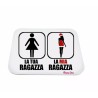 mouse pad tappetino pc scritta la mia ragazza natale idea regalo fidanzata