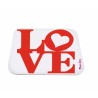 mouse pad tappetino pc scritta love idea regalo san valentino cuore amore